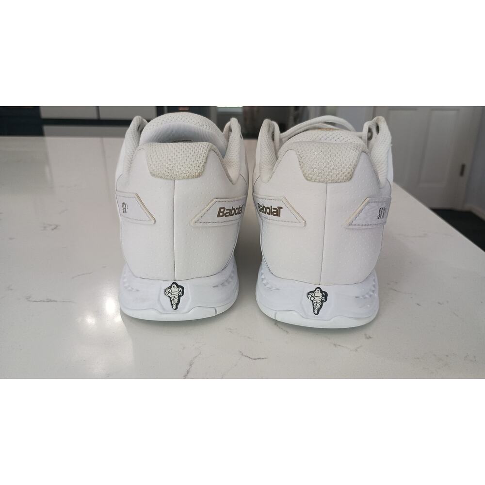 Babolat All Court Wimbledon SFX3 white size 8.5 womens athletic tenniscore - Picture 7 of 9